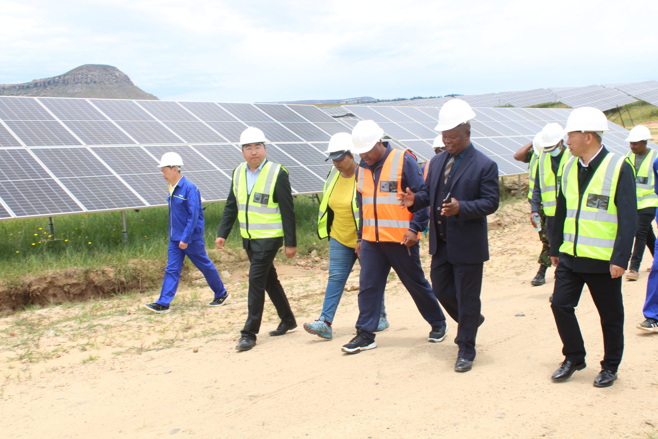 Minister’s Tour to the Ramarothole Power Plant and Mofoka Switching Station