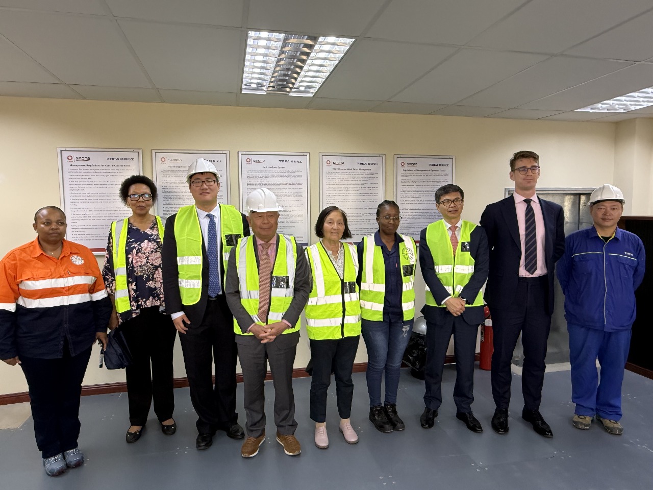 AIIB Delegation Explores Our Renewable Energy Facility